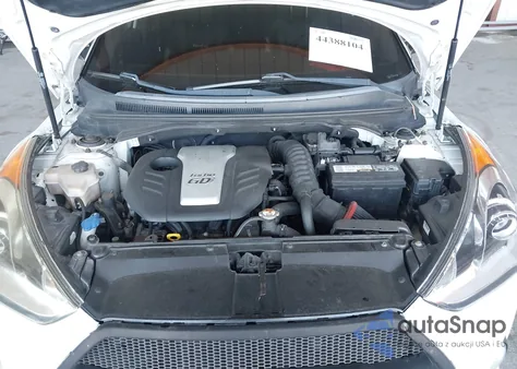 2013 Hyundai Veloster Turbo W/Black z USA, uszkodzony, nr VIN KMHTC6AE5DU154053